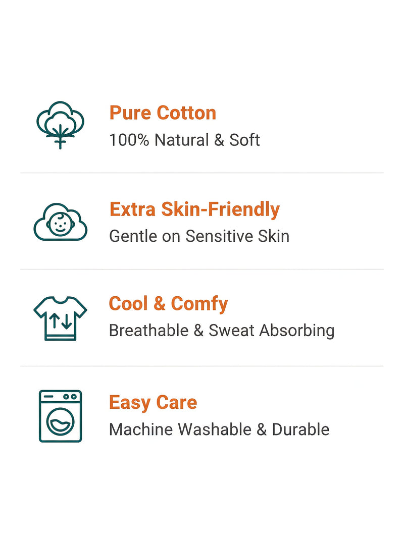 5pcs Pure Cotton Baby Boys' Romper Bodysuit.