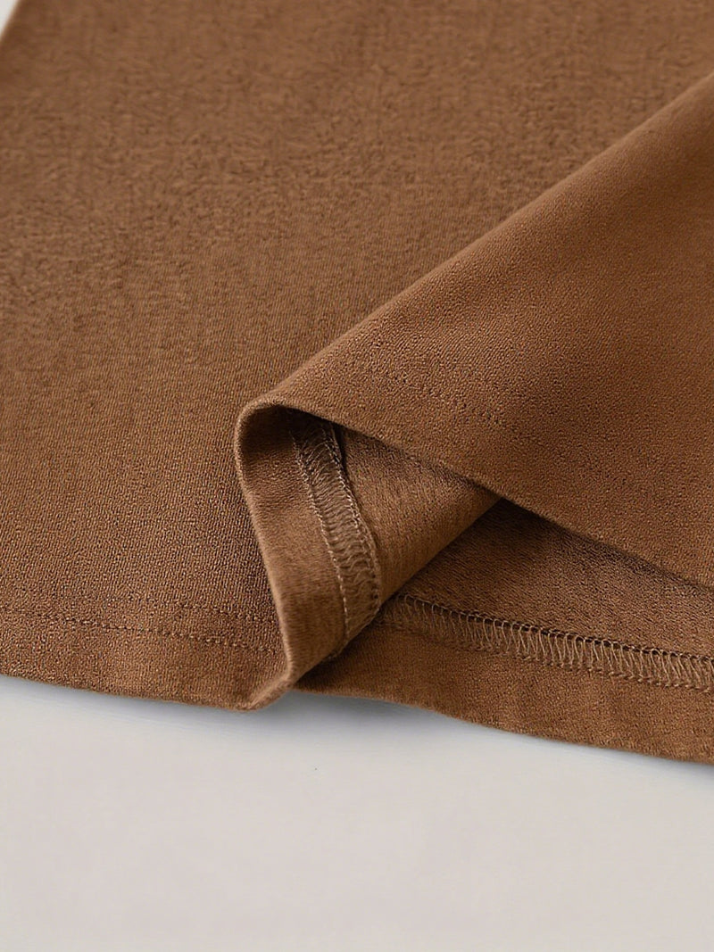 Women's Trendy Casual Sports Short-Sleeve Top And Shorts Set.