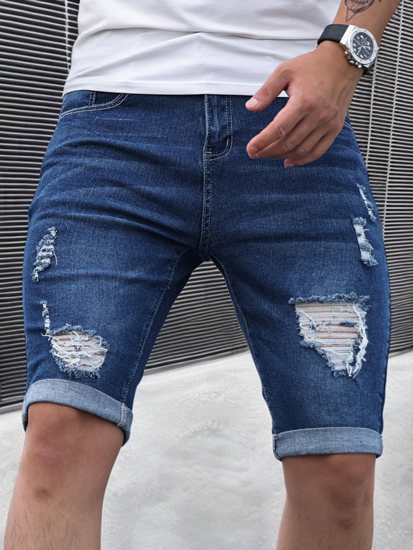 Men'S Denim Shorts.
