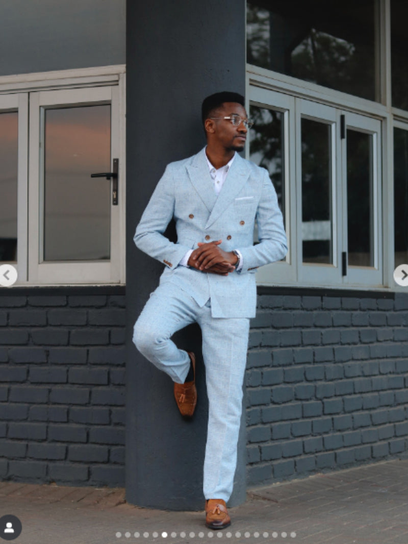 Men'S Premium New Two-Piece Suit Set Suit Jacket + Trousers.