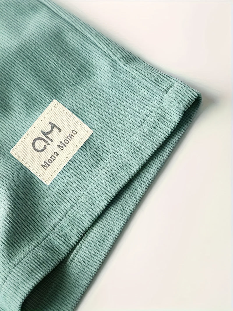 Men's Casual Shorts, Corduroy Drawstring Single-piece Shorts.
