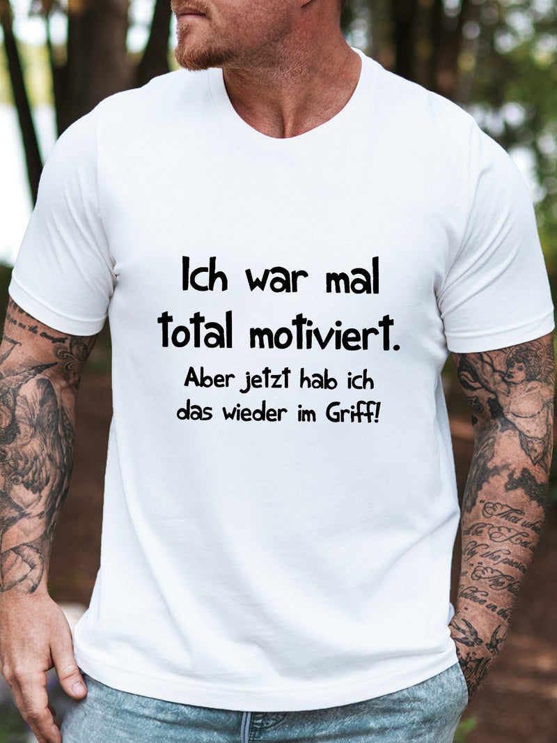 Men’s T-shirt German Targeted Model Cotton.