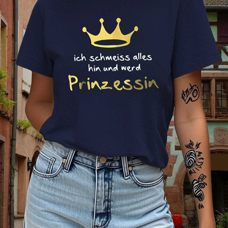 Women's Funny German Quote T-Shirt.