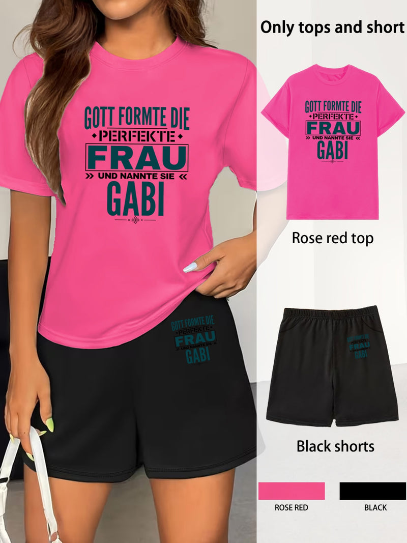 Women's Casual And Refreshing Two-Piece Set.