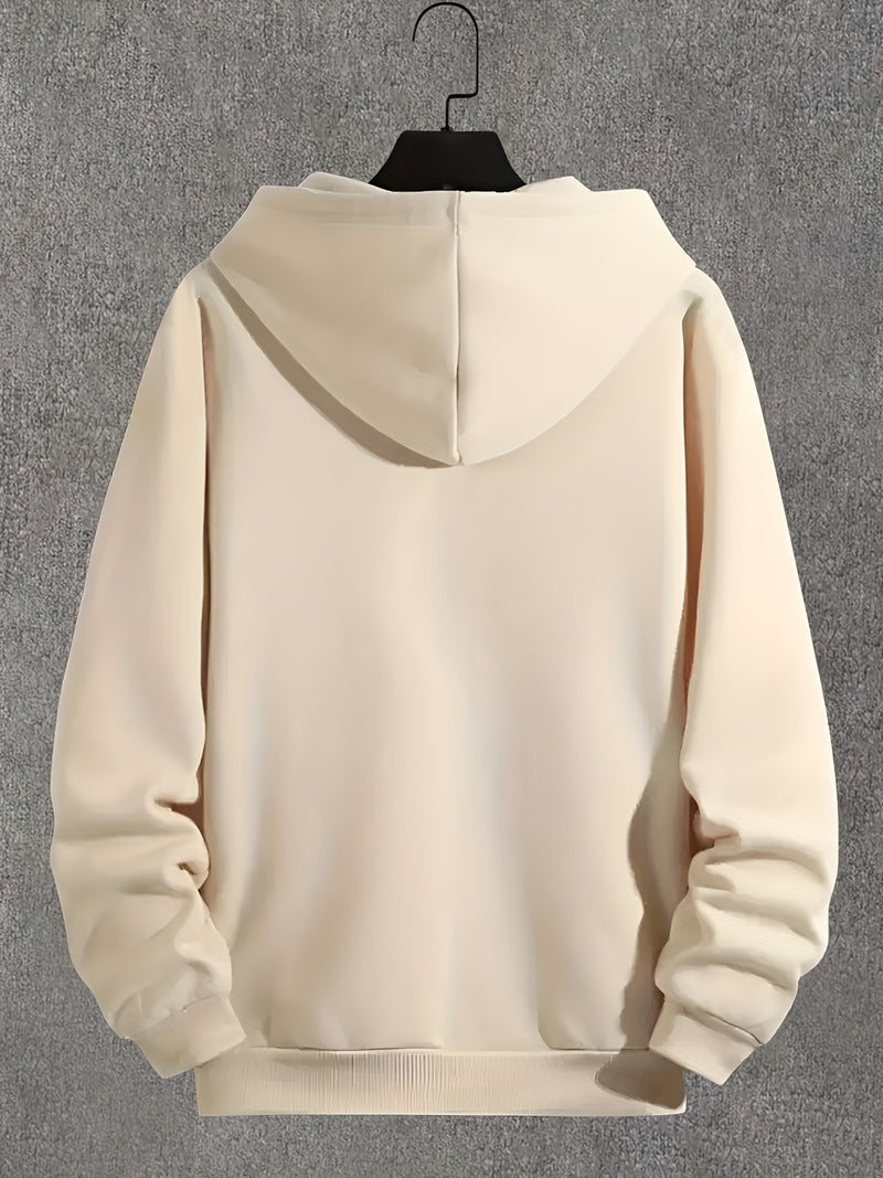 Men's Casual Hooded Sweatshirt.