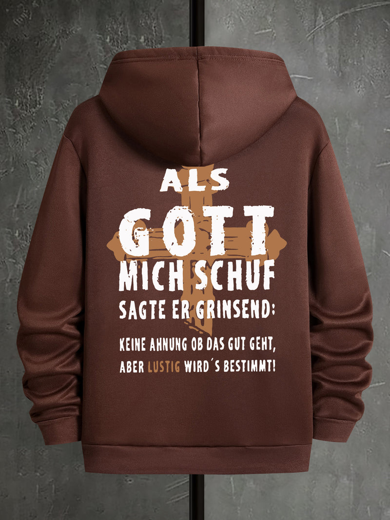 Men's Hooded Sweatshirt New Print Hoodie.