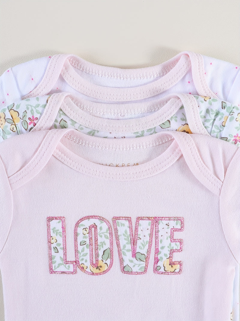 9pcs Newborn Spring And Autumn Summer New Style Romper for Girls.