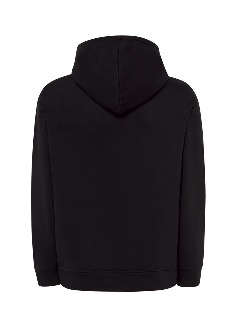 Women's Oversized Graphic Hooded Sweatshirt.