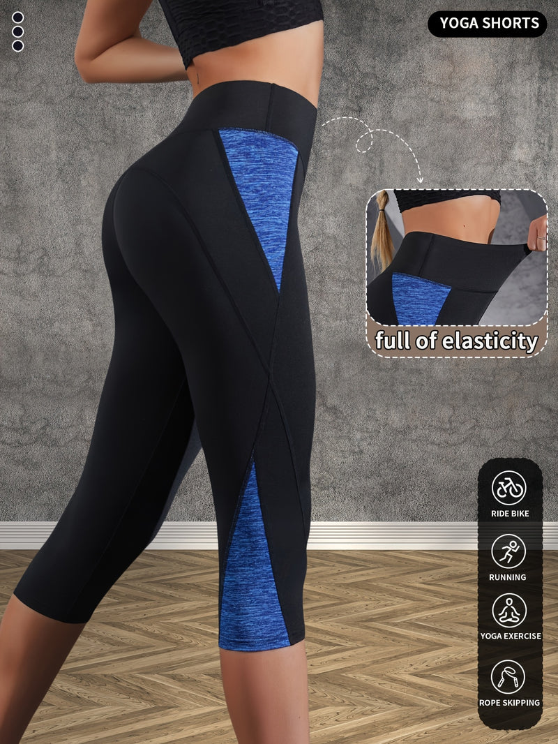 Hot Item: New Women'S Stylish Yoga Shorts, High-Waisted Stretchy Workout Pants.