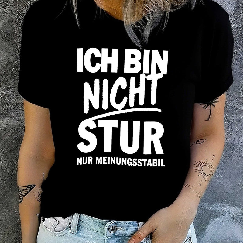 Women's T-Shirt with Short Sleeves.