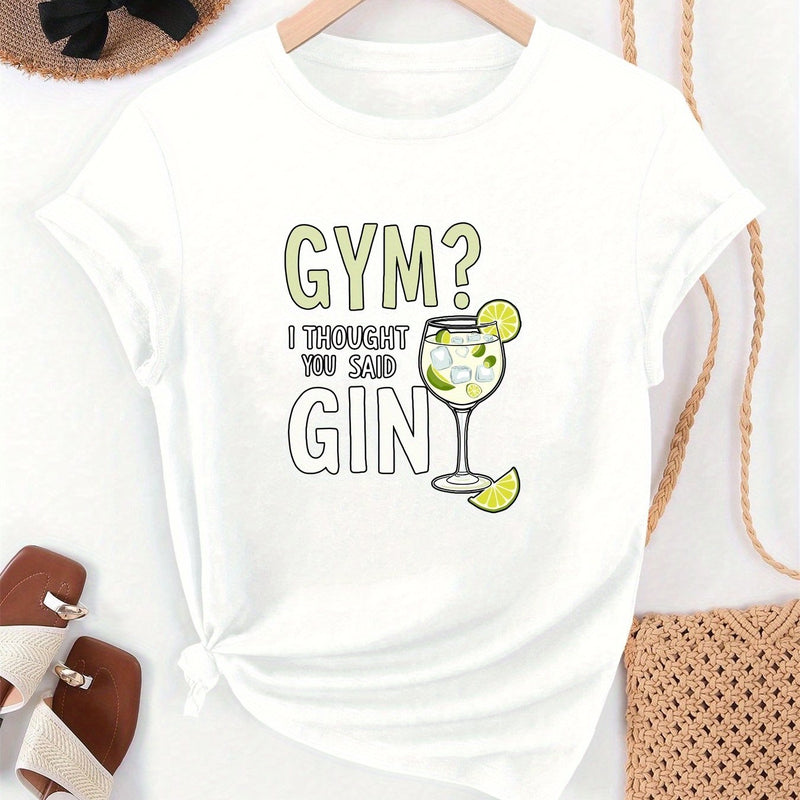 Women's Summer Casual Crew Neck Short Sleeve.