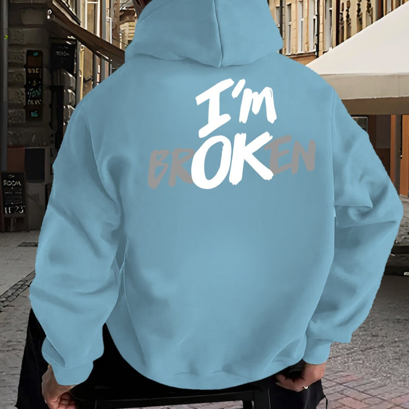 Men's Hooded Sweatshirt.