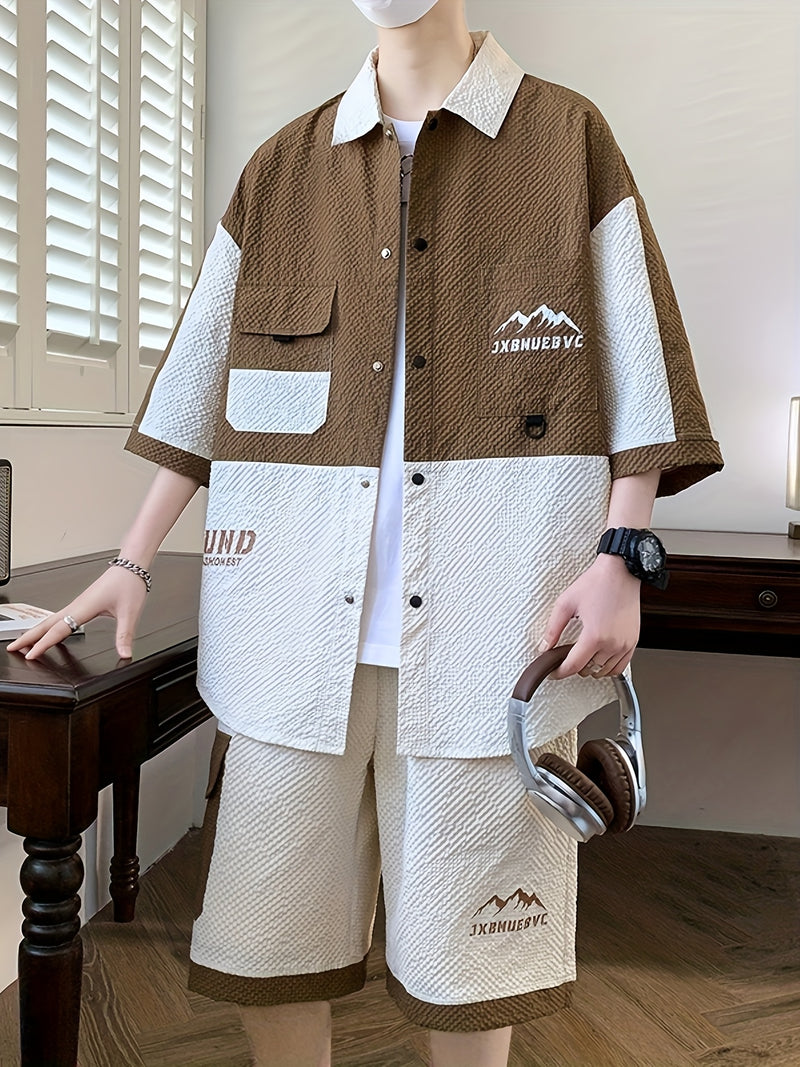 Men's Casual Two-Piece Set for Summer.