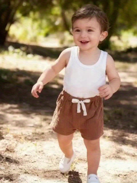 5pcs of Randomly Selected Soft And Comfortable Shorts for Baby Boys.