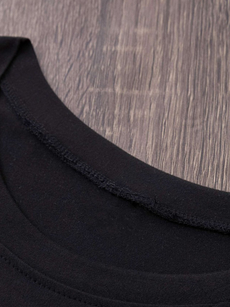 Women's T-shirt with a Printed Silhouette of a Woman.
