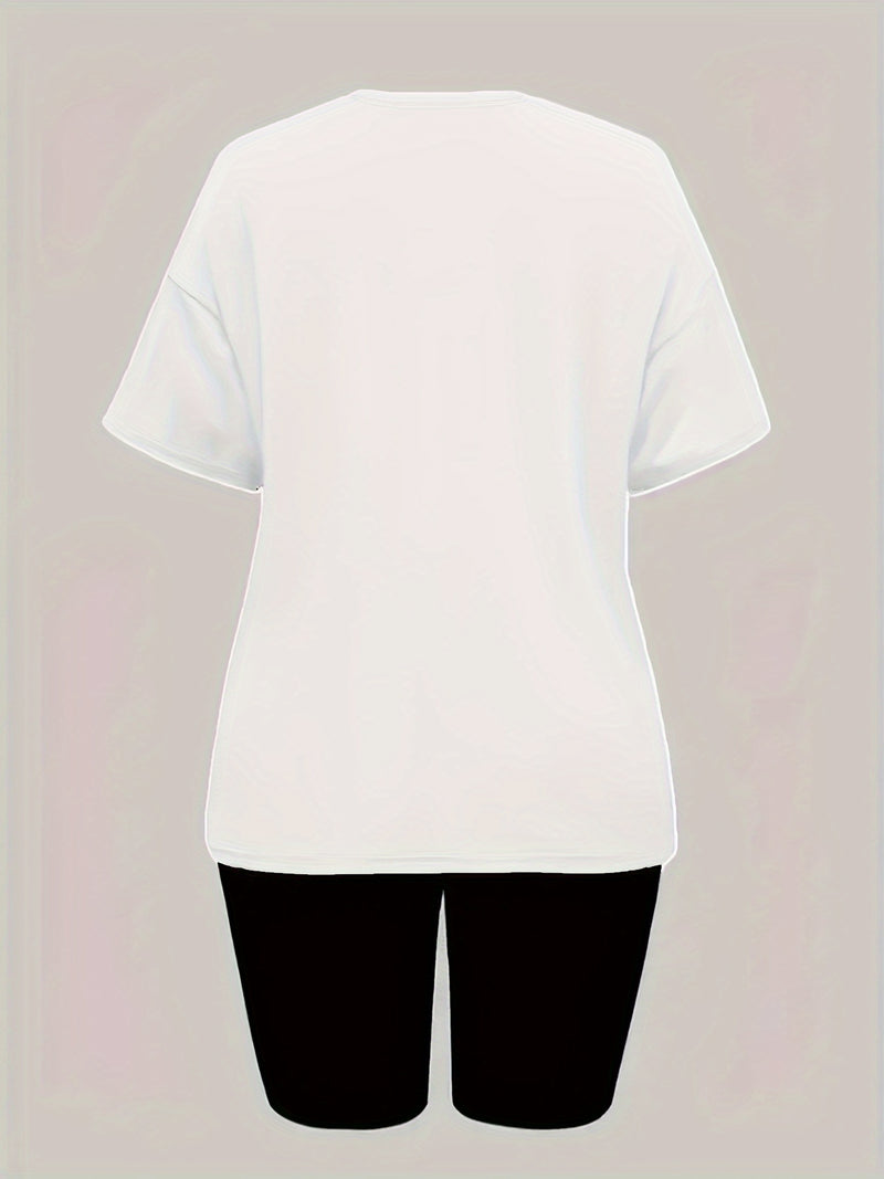 Women's Round Neck Short Sleeve Top.