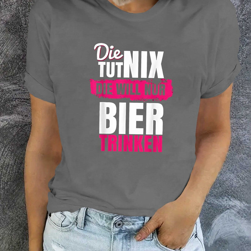 Women's Funny German Quote T-Shirt.