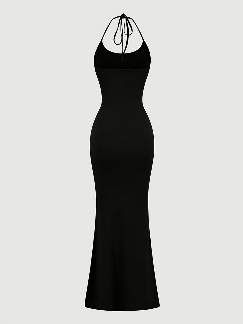 Women's Two-Piece Outfit Featuring a Leopard Print Mermaid Hem.