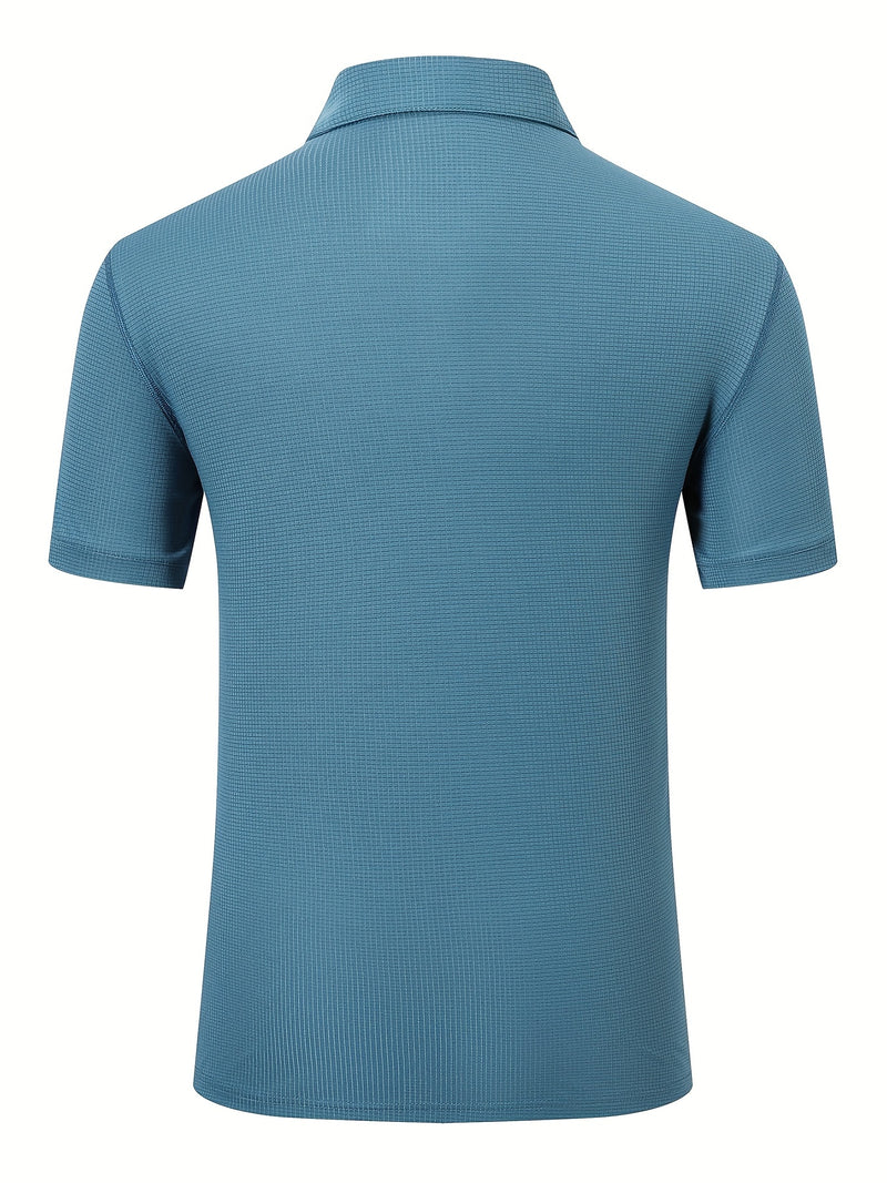3pcs Mens Shirts Short Sleeve Breathable Quick Dry Golf.