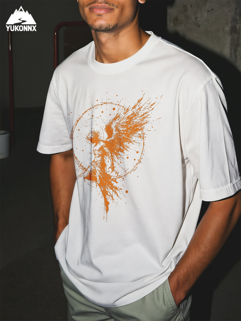 Men's Casual Crew Neck Short T-Shirt.