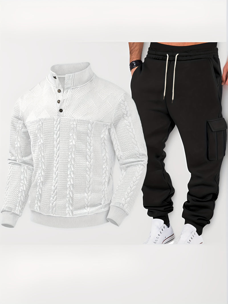 Men's Autumn/Winter Two-Piece Set.