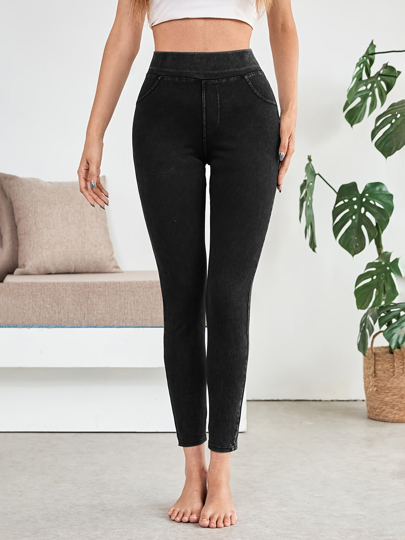 1 Elegant High-Waisted Jeans, for Women Solely.