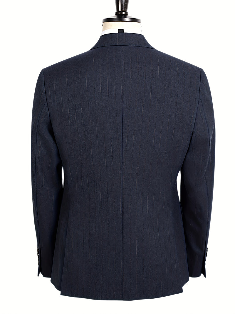 2pcs Men's Suit Set Includes Jacket + Trousers Only