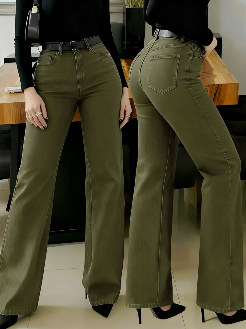 New Women's Straight-Leg Jeans.