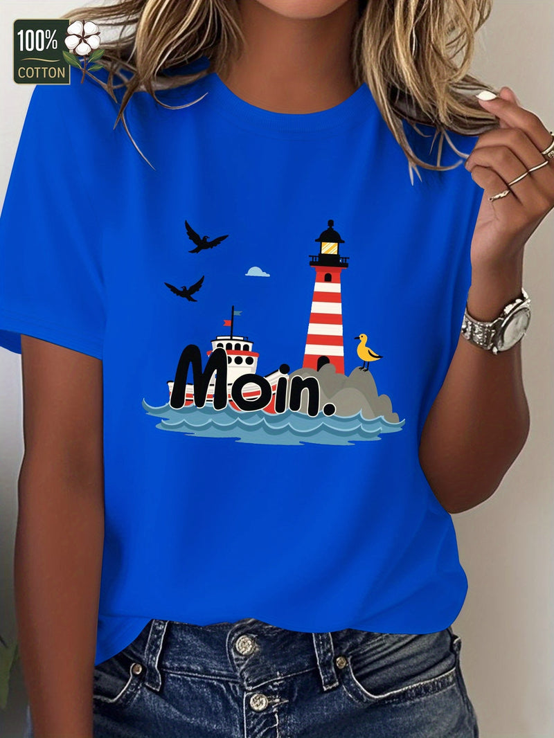 Women’s Casual Short Sleeve T-Shirt.