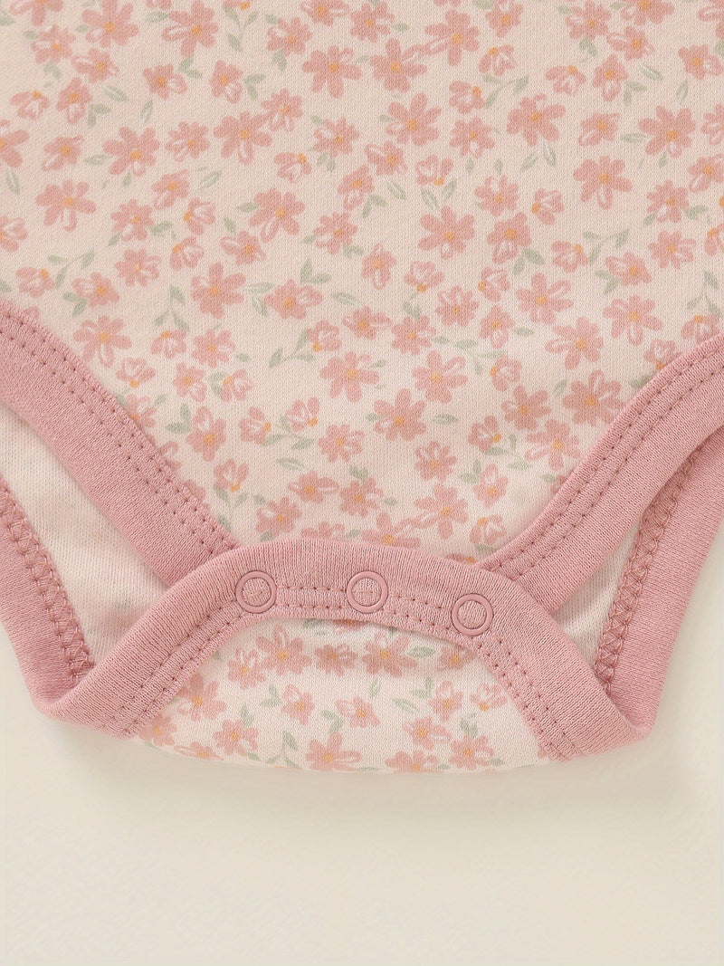 6pcs Set of Newborn Infant Triangle Long-Sleeved.