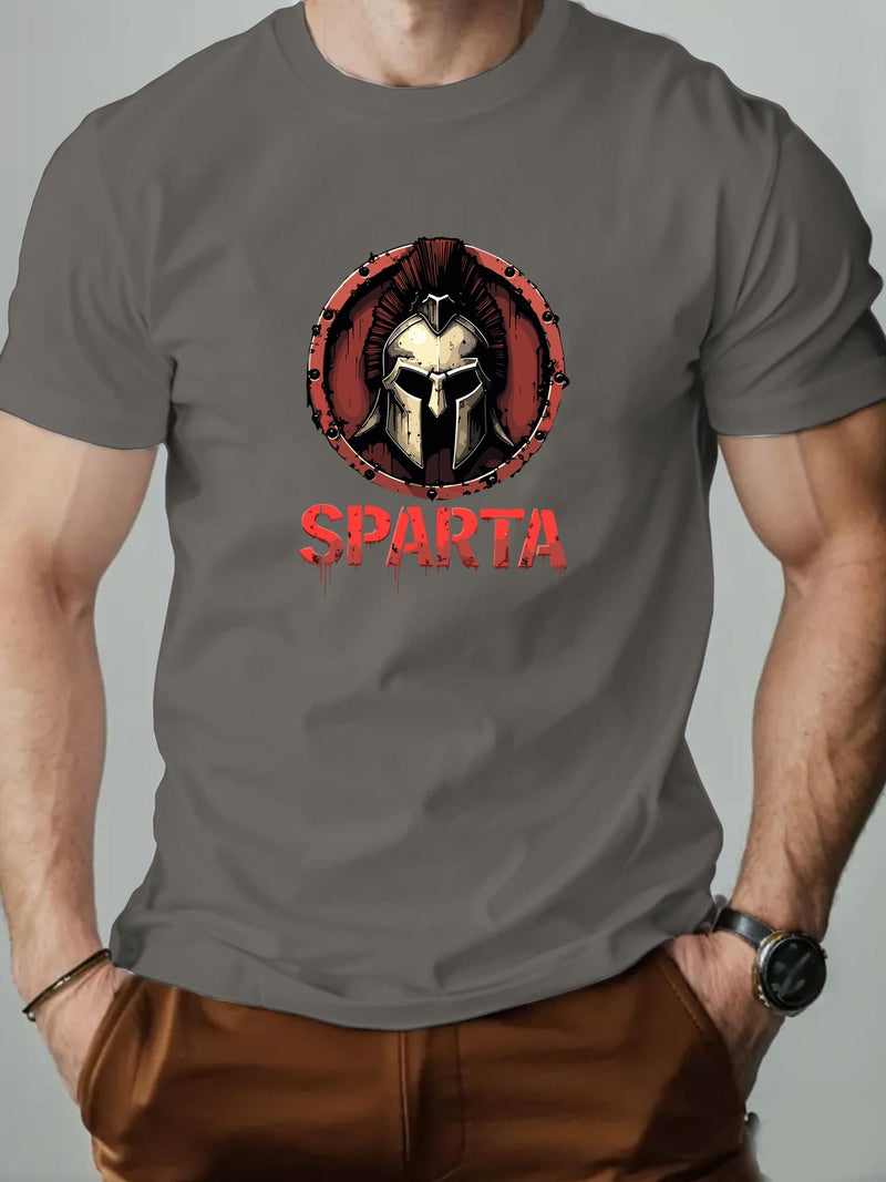 Men's Casual Crew Neck Short Sleeve T-Shirt.