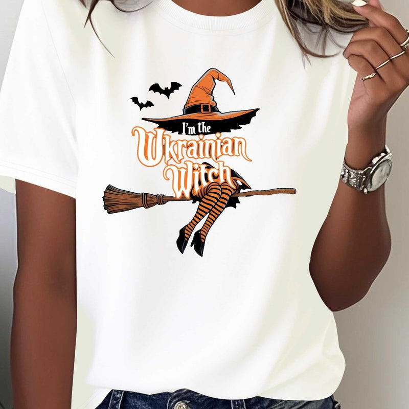 Women's Ukrainian Witch T-Shirt.