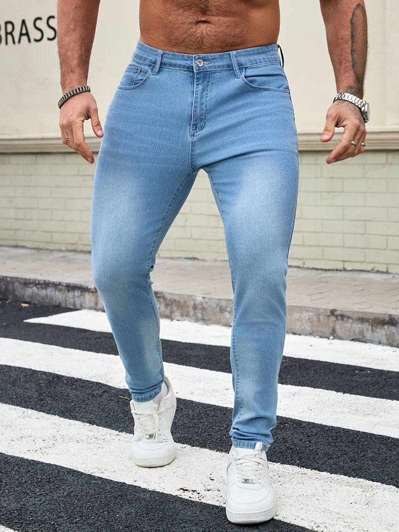 Men's Slim Fit Denim Pants.