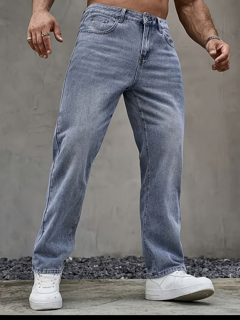 Men's Classic Stretchable Elastic Denim Jeans.