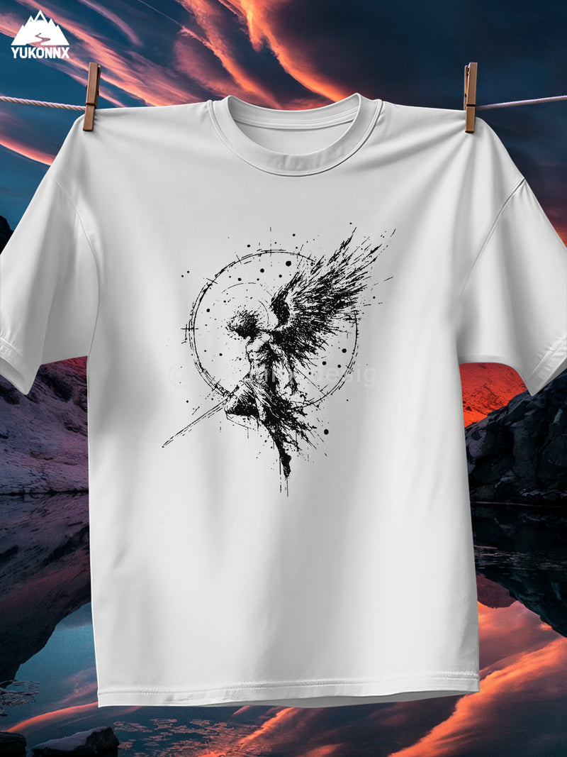 Men's Casual Crew Neck Short T-Shirt.