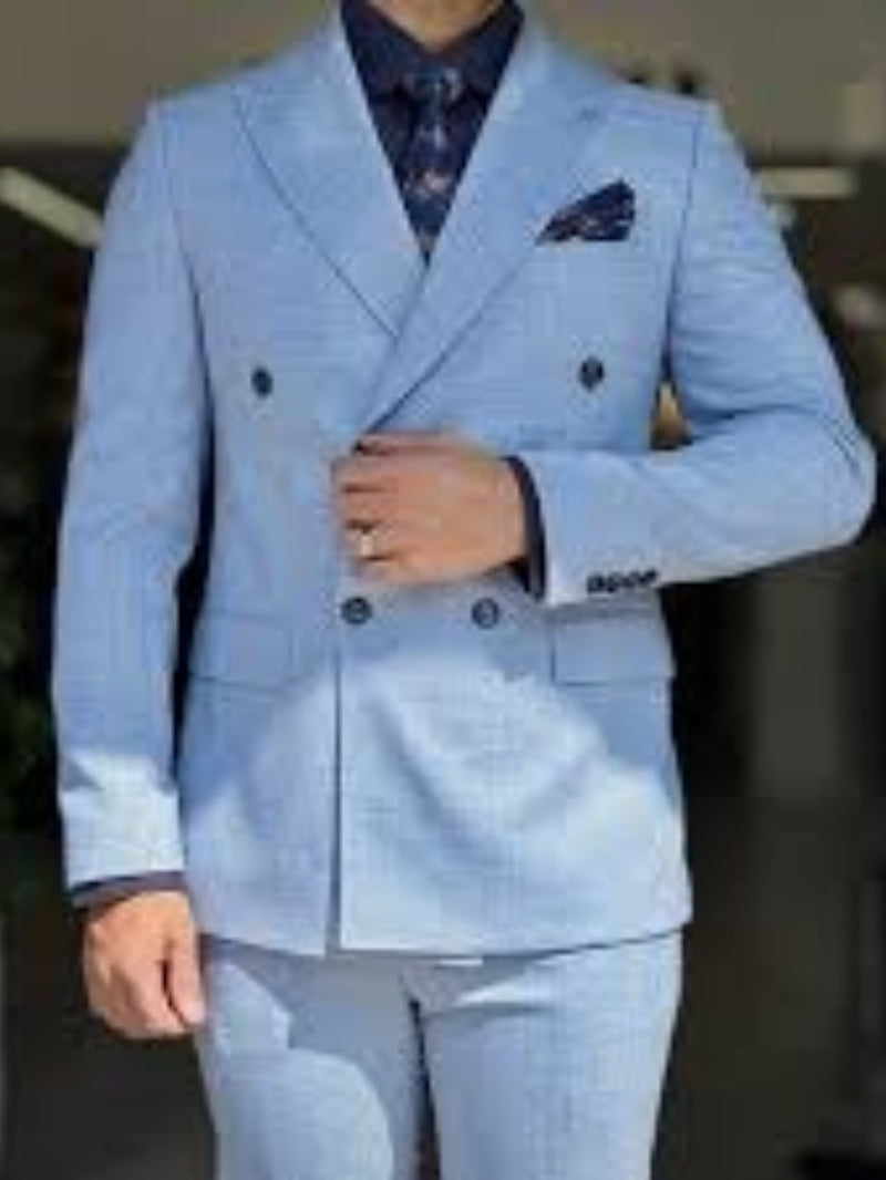 Men'S Premium New Two-Piece Suit Set Suit Jacket + Trousers.