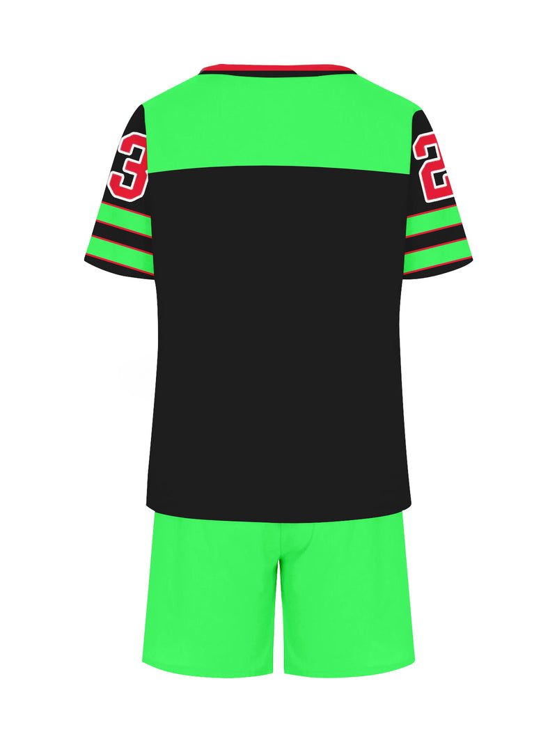 Casual Shorts Men's Trendy 2pcs Set.