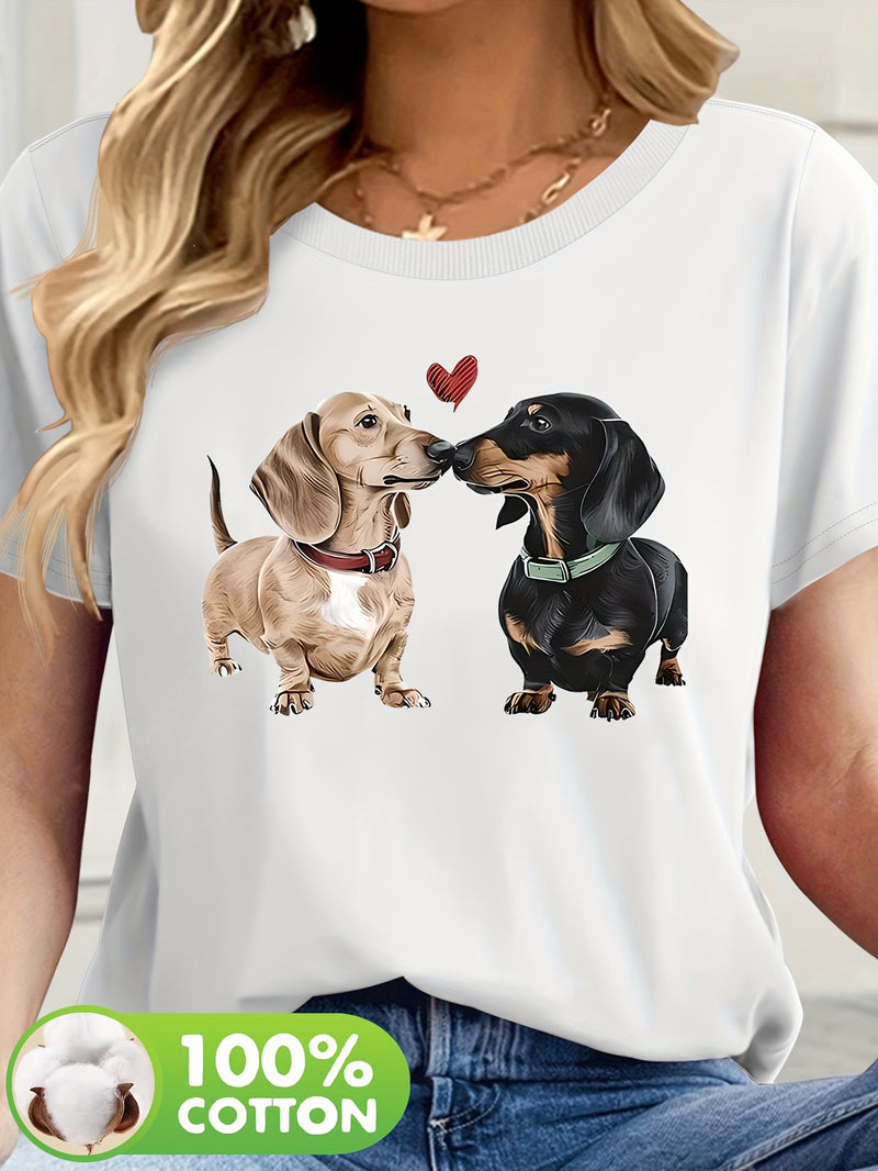 Women’s Casual Short Sleeve T-Shirt.