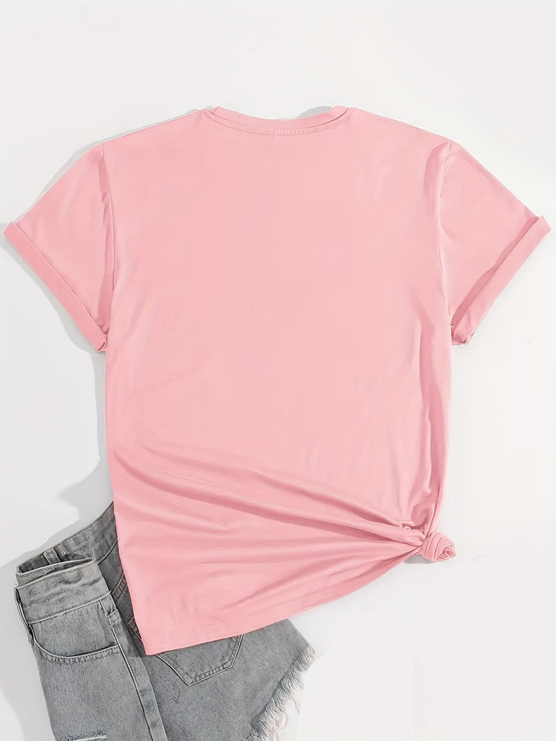 Women's "Love" Graphic Print T-Shirt.