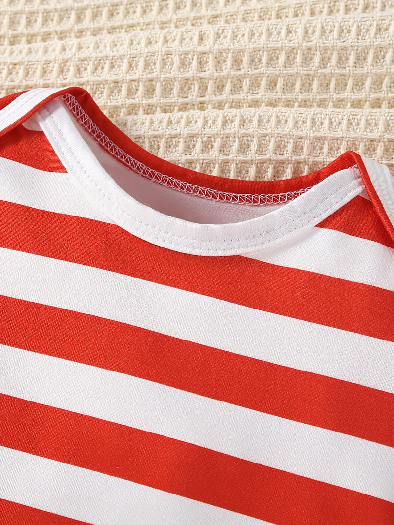 Baby 3pcs Printed Short Sleeve Triangle Bodysuit Cute Crawling Suit.