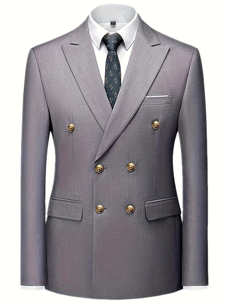Men'S 2pcs Wedding Suit Set | Slim-Fit Business Blazer and Classic Trousers.