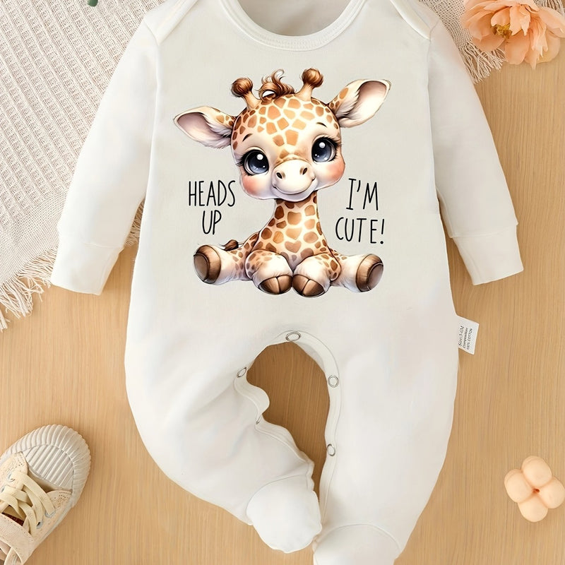 ACTFLASH Baby Newborn Bodysuit with Footed Romper Suit.