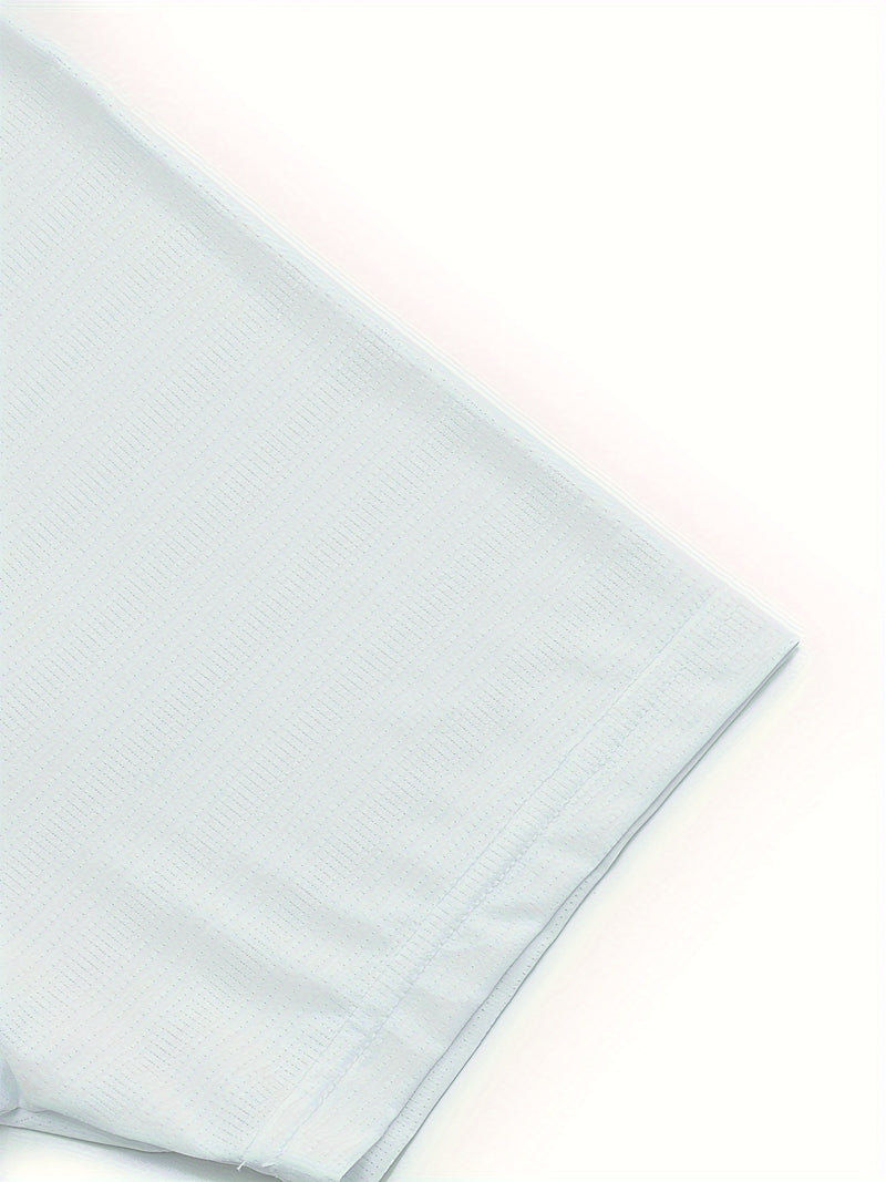 Men's Quick-Dry Ice Cooling Short Sleeve T-Shirt.