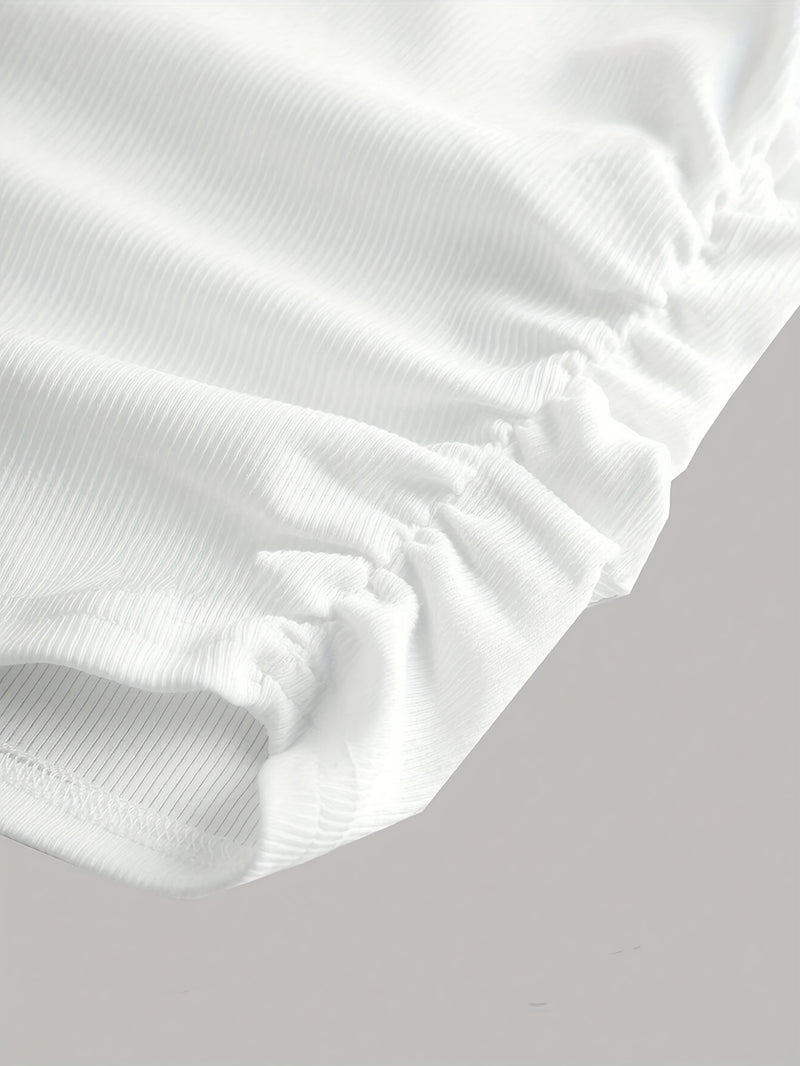 Directional Round Neck Short Sleeve T-Shirt and Work Pants Set.