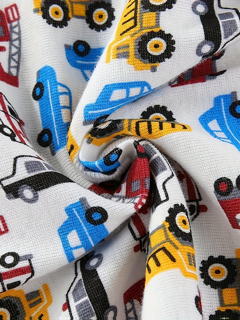 5pcs Pure Cotton Baby Boys' Romper Bodysuit.