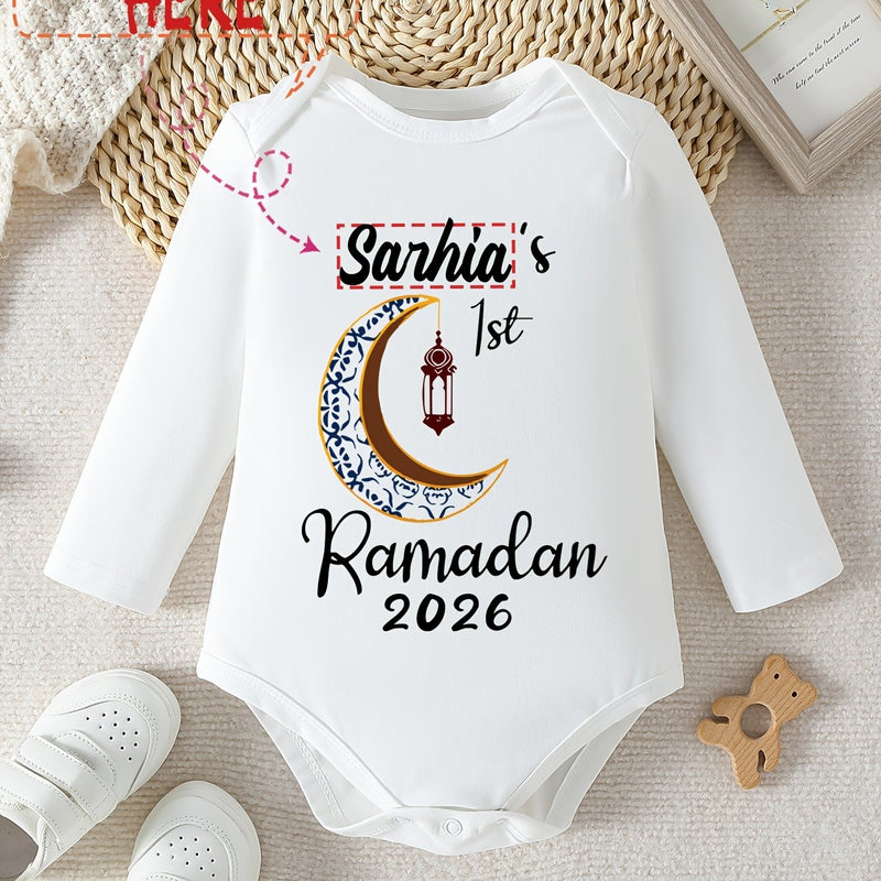 Custom Logo for Autumn And Winter Long-Sleeve Triangle Bodysuit for Baby Girls And Boys.