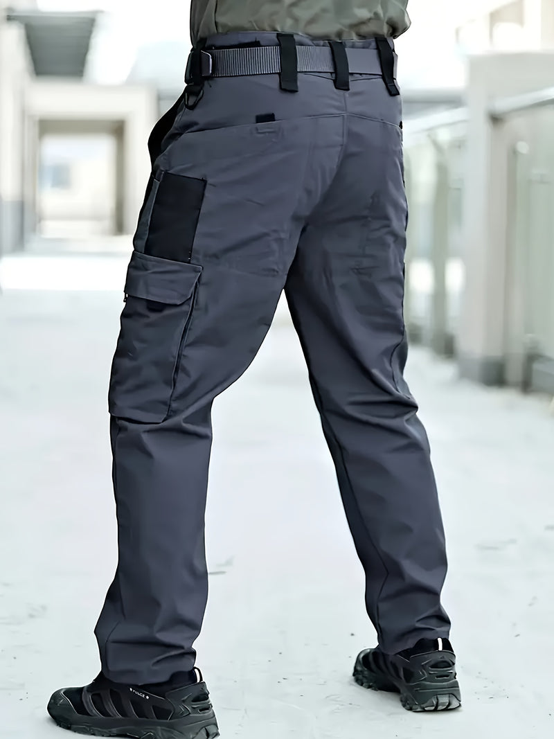 Men's Tactical Outdoor Pants - Durable Multi-Pocket Design for Hiking.