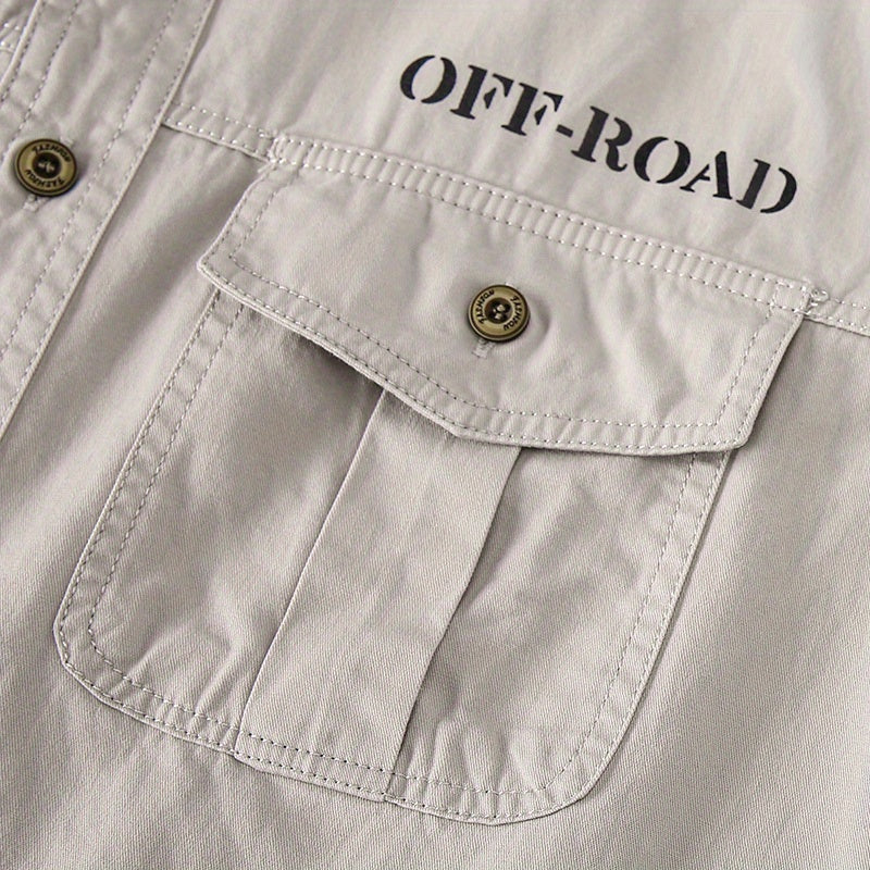 Men's Heavy-Duty Long Sleeve Shirt.