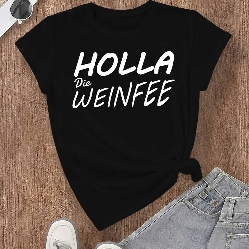 Women's T-Shirt for Christmas, Featuring Short Sleeves.