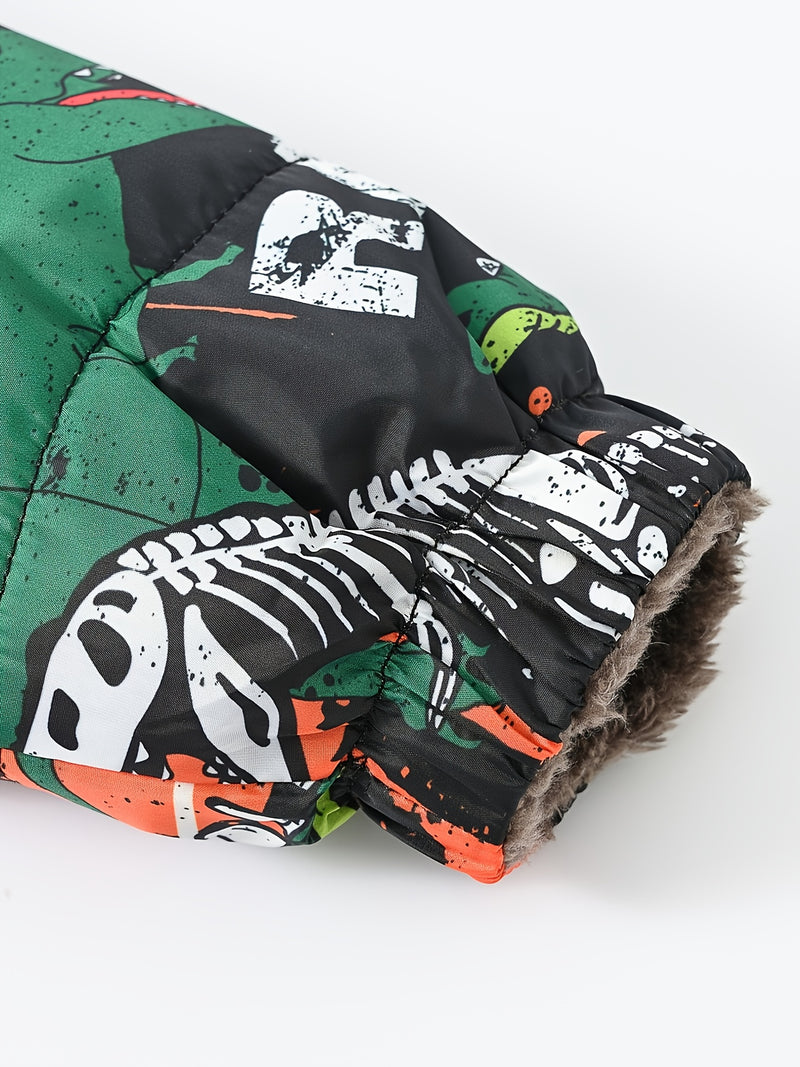 Boys Dinosaur Adventure Hooded Jacket.